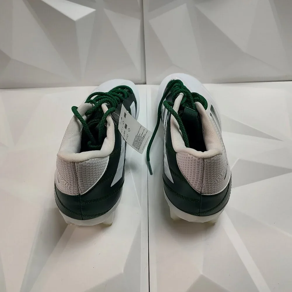 Adidas Mens Football Cleats 16 White Green Shoe Lacrosse Freak Carbon Low - Picture 5 of 16